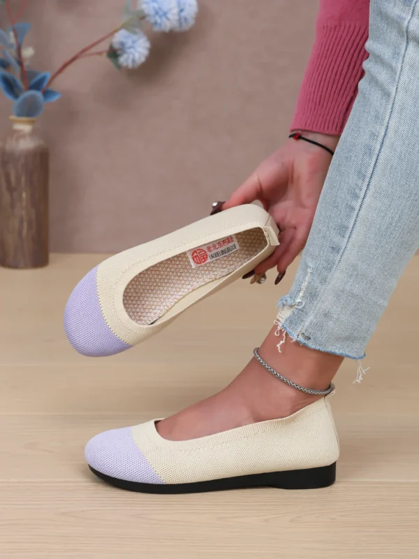 Boat Shoe Tennis Female Slip-on Black Flats Ladies' Footwear Women's Moccasins New Summer Breathable Slip On Dress Fabric - Image 5