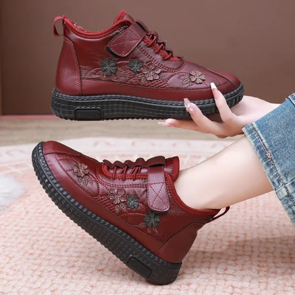 Cotton Boots Women's Winter Warm Women's Shoes Lightweight Winter Cotton Shoes Women's Flat Soft Cotton Shoes Women's Shoes - Image 5