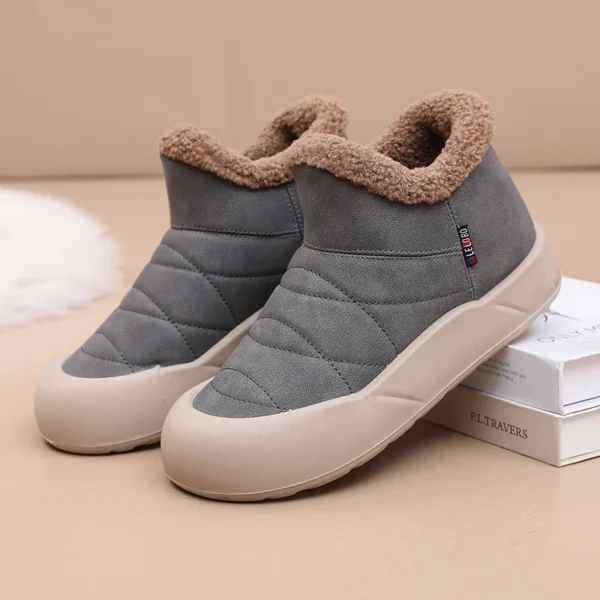 Winter Women's Plus Velvet Shoes Female Casual Warm Non-Slip Boots Outdoor Thick Slip-on Snow Boots For Women - Image 5